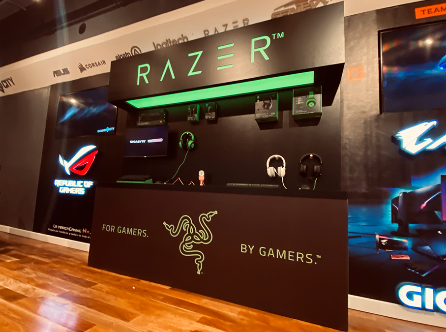 Wall Exhibidor Gaming City – Razer
